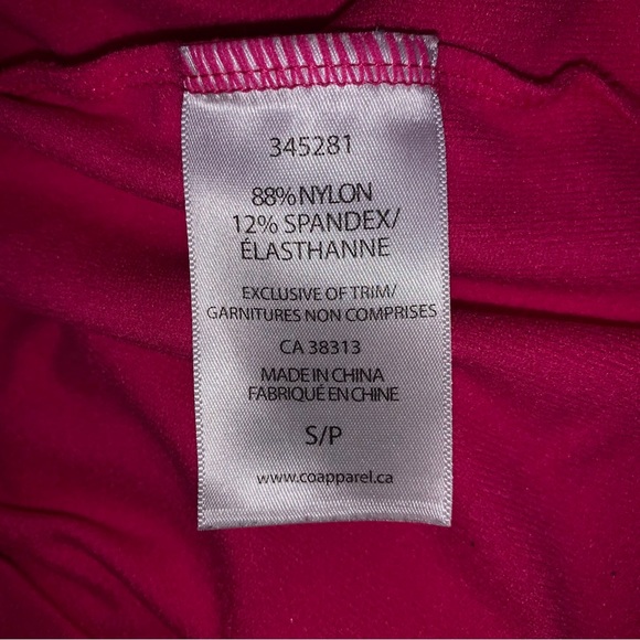 Tuff Athletics Bright Pink Body Fitting Zip-Up Sweater | Women’s Size S/P - Picture 4 of 5